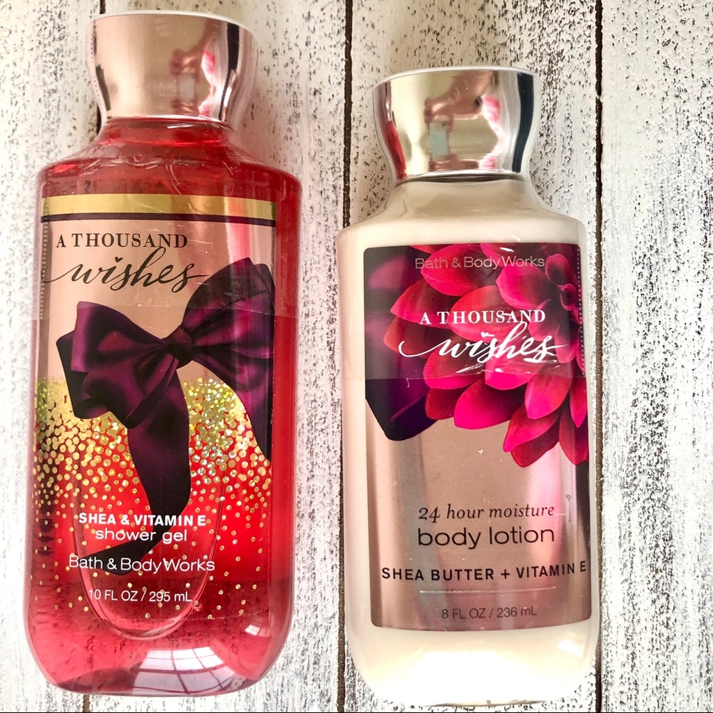 A thousand wishes Bath shower gel and lotion